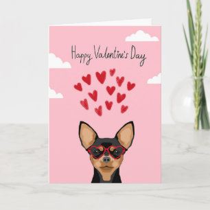 Chihuahua Valentines Love Card - cute dog