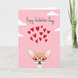 Chihuahua Valentines Love Card - cute dog
