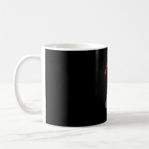 Chihuahua wearing a santa hat   coffee mug