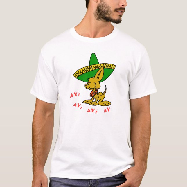 Chihuahua wearing Sombrero T-Shirt (Front)