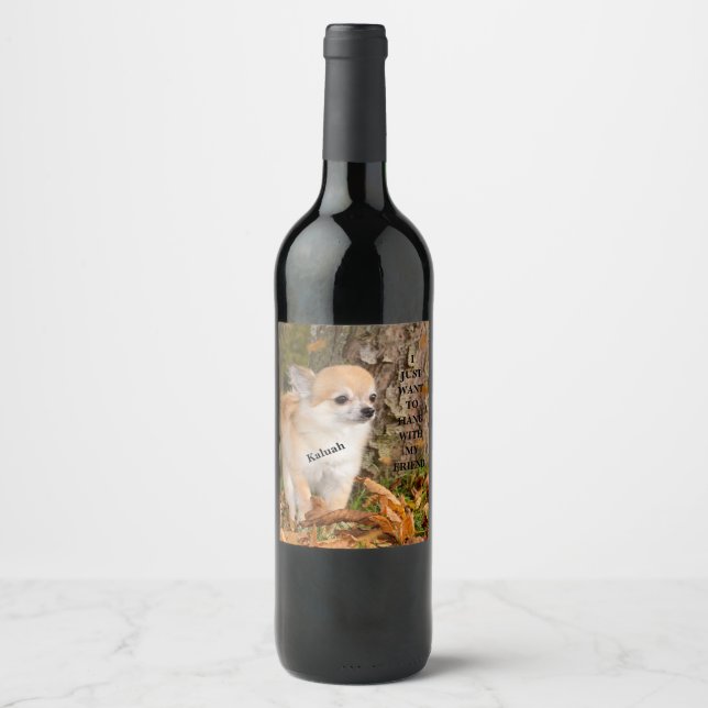 Chihuahua     wine label (Front)
