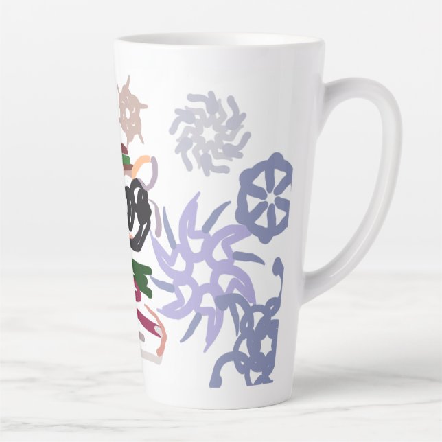  Chihuahua Winter  Latte Mug (Right)