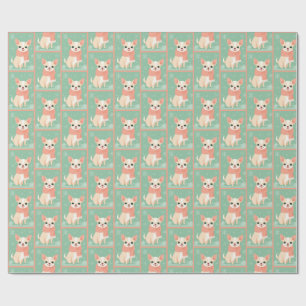 Chihuahua Winter Pattern Wrapping Paper