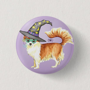 Chihuahua Witch 3 Cm Round Badge