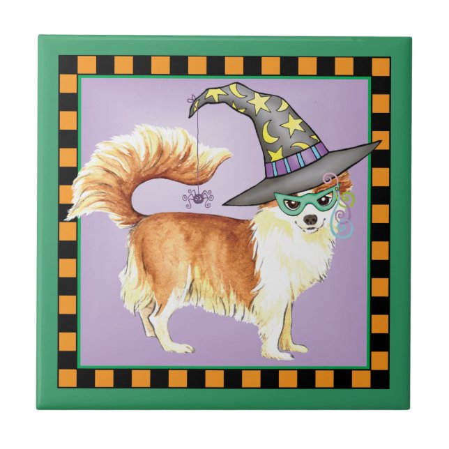 Chihuahua Witch Tile (Front)
