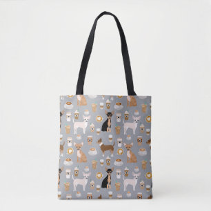 Chihuahuas and Coffee tote bag