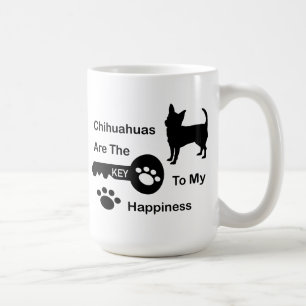 Chihuahuas Are The Key To My Happiness Coffee Mug