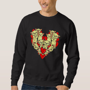 Chihuahuas Dog Hearts Valentine S Day Chiwawa  Boy Sweatshirt