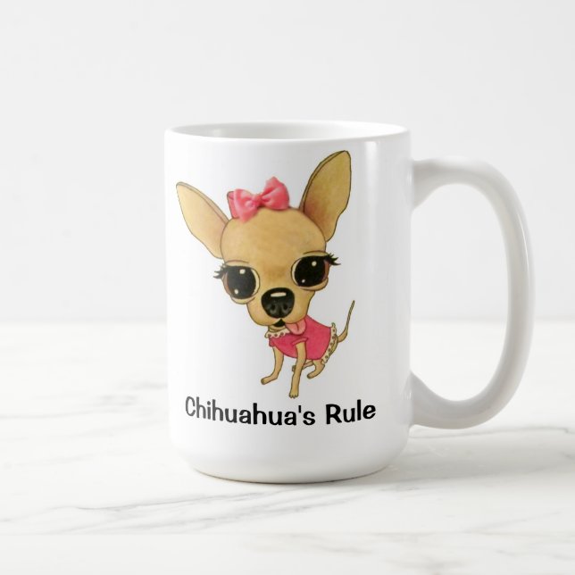 Chihuahua's Rule ChiYumYum Coffee Mug (Right)