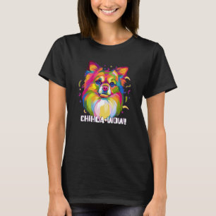 Chihuawow Animal Pun Chihuahua Animal Meme Chiwawa T-Shirt