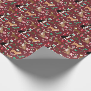 chihuhua christmas wrapping paper