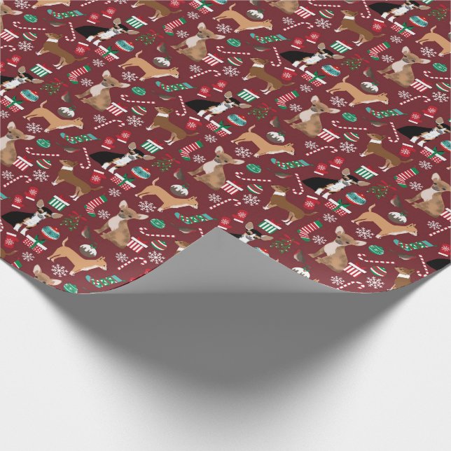 chihuhua christmas wrapping paper (Corner)