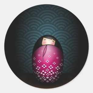 Chika Classic Round Sticker