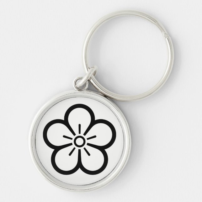 Chikage ume hana key ring (Front)