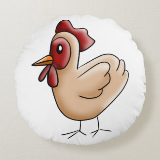 Chiken Round Cushion