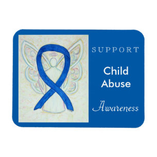 Child Abuse Awareness Angel Custom Magnet