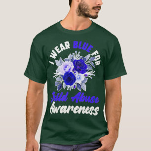 Child Abuse Awareness Blue Ribbon Prevention Month T-Shirt