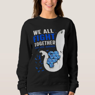 Child Abuse Awareness We All Fight Together Elepha Sweatshirt