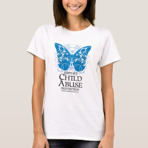 Child Abuse Butterfly T-Shirt