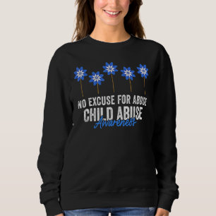 Child Abuse Prevention Awareness Blue Pinwheel Sweatshirt