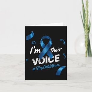 Child Abuse Prevention Awareness Im Their Voice Pi Card