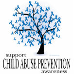 Child Abuse Prevention Tree Standing Photo Sculpture<br><div class="desc">Child Abuse Prevention Tree</div>