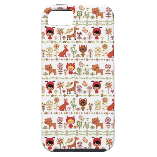 Child and Animals Pattern Case-Mate iPhone Case (Back)