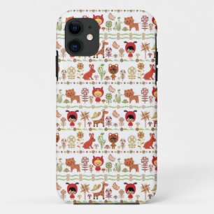 Child and Animals Pattern iPhone 11 Case
