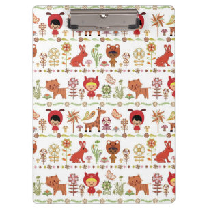 Child and Animals Pattern Clipboard