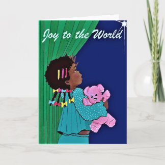 Child and Christmas Star  Card