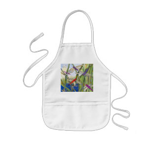 Child Apron - Dragonfly Watercolor Design