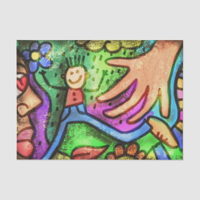 Child Art Kid Tissue Paper (Front)
