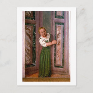 Child at the Door, from the Sala a Crociera, c.156 Postcard