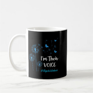 Child Awareness Im Their Voice Fly Dandelion Coffee Mug