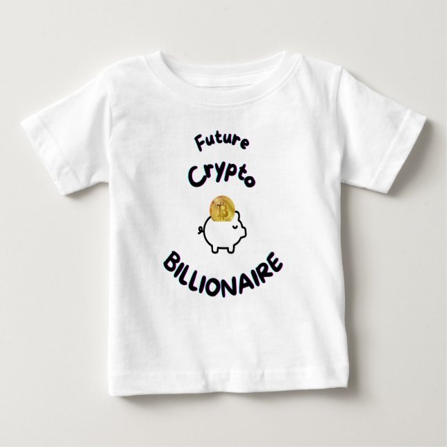 Child, baby, toddler t shirt funny crypto (Front)
