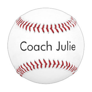 Child Baseball Team Coach Personalised Name