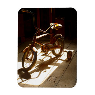 Child bicycle at the former grist mill magnet