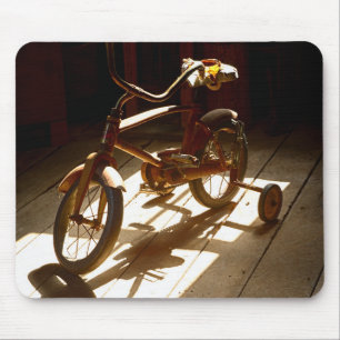 Child bicycle at the former grist mill mouse pad