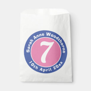 Child Birthday Party Celebration with Age Favour Bag