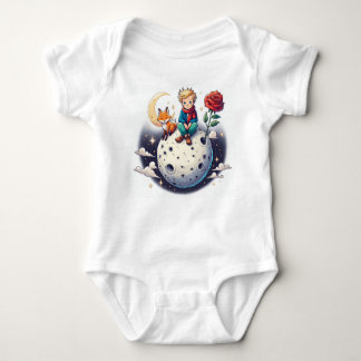 Child Body with Small Prince's Head Baby Bodysuit