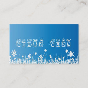 Child Care, Babysitting Business Card
