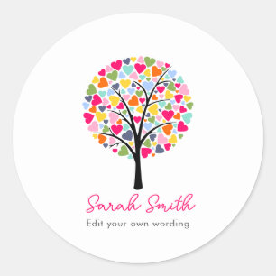 Child Care & Babysitting Business Card   Nanny  Classic Round Sticker