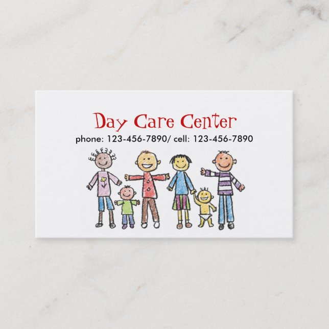 Child Care Business Card (Front)
