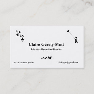 Child Care Business Card
