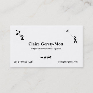 Child Care Business Card