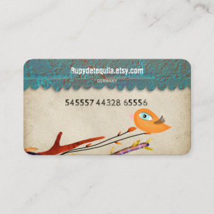 Child care learning centre nest bird business card