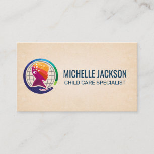 Child Care Logo Health Education Appointment Card