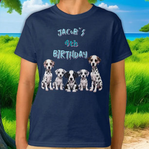Child Dalmatian Dog Birthday Party T-Shirt