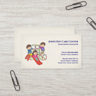 Child Day Care Business Card