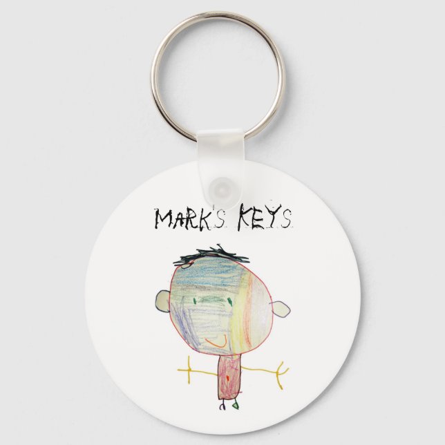 Child Drawing Keychain (Front)